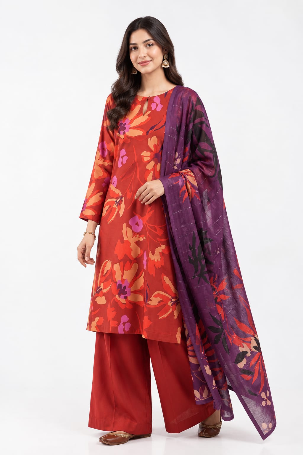 3-pc stitched Tawakkal