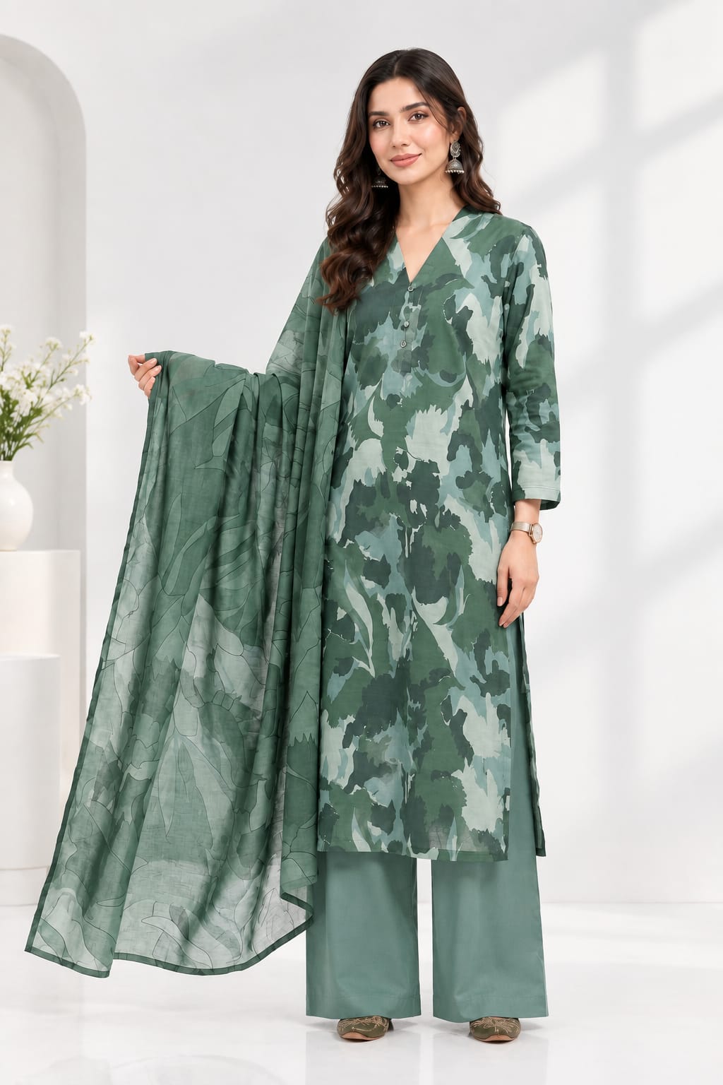 3-Pc Stitched Tawakkal